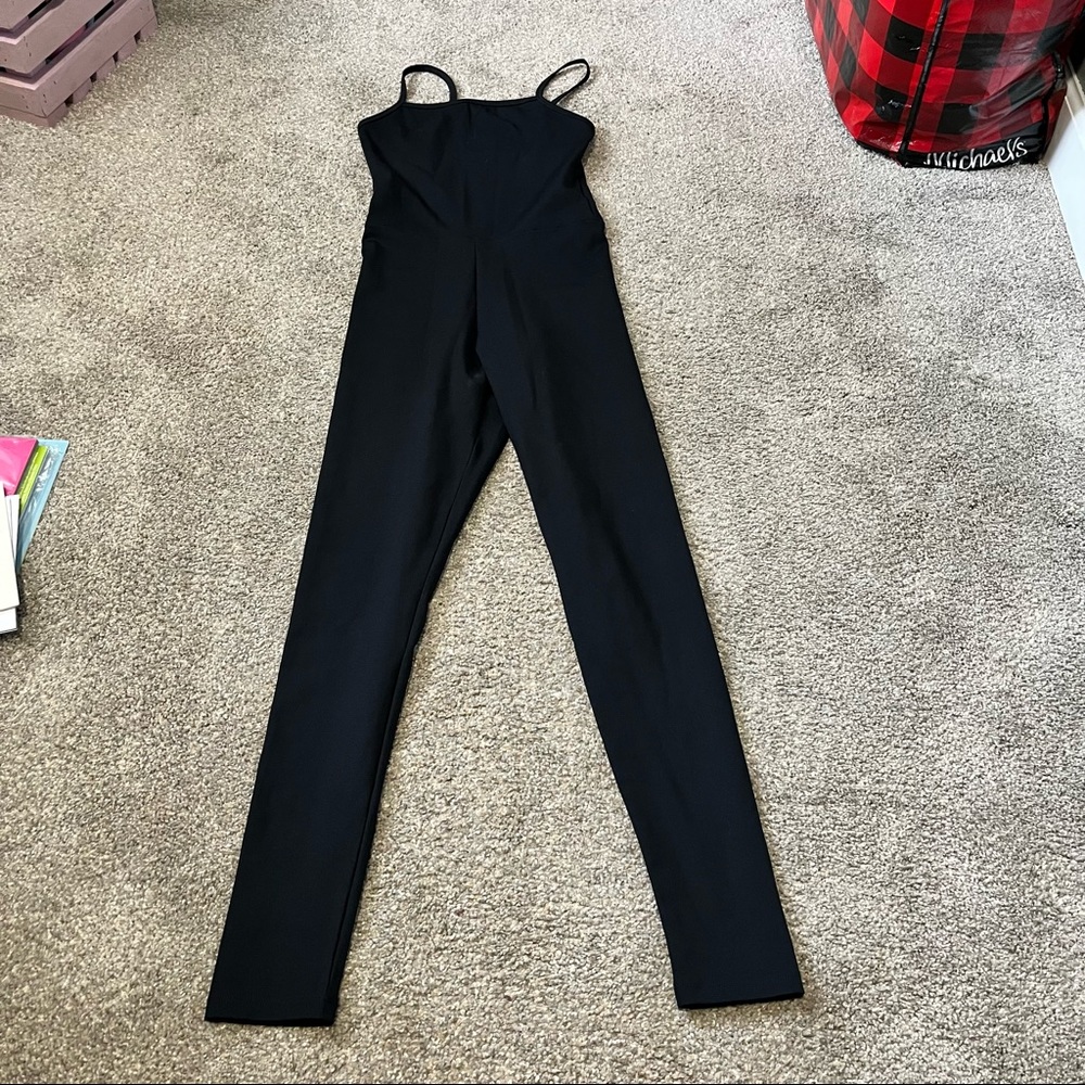 Girlfriend Collective Black Cami Unitard